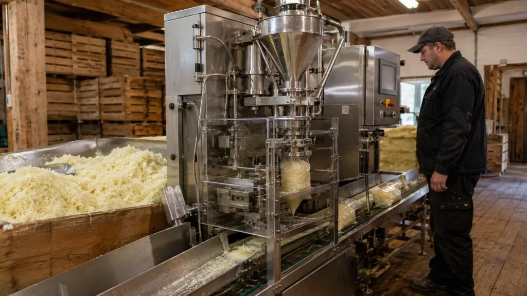 W jaki sposób pakować różne kiszonki na jednej linii bez mieszania smaków, zapachów i zalew?